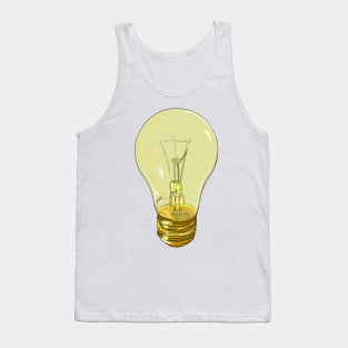 Yellow Lightbulb Tank Top